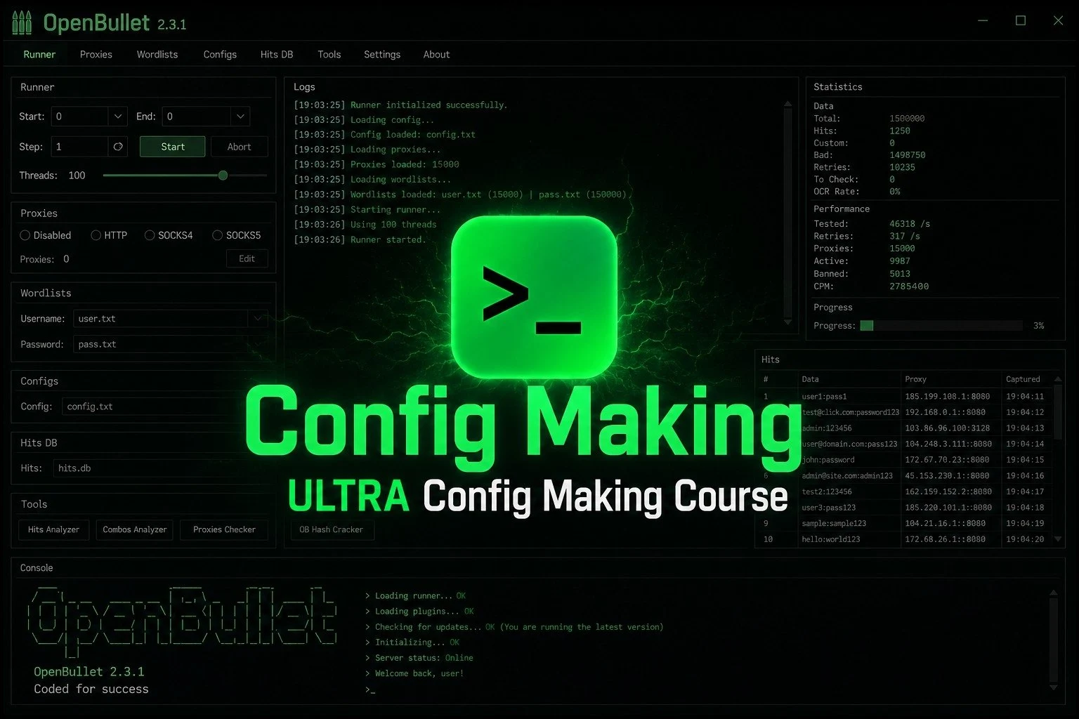 ULTRA Config Making Course | Bypass All Securities!